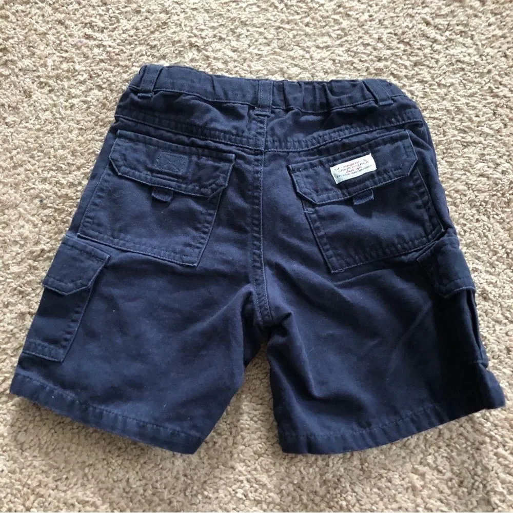 Janie and Jack Cargo Shorts Boys 5T Navy‎ Blue